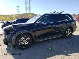 2020 Mercedes-Benz GLS 450 z VIN 4JGFF5KE6LA132513, wystawiony jako Copart lot #53993955 z przebiegiem 76 140 mil mil oraz Szkody całkowita. Historia ofert i sprzedaży dostępna na DreamBid. Obrazek 1.