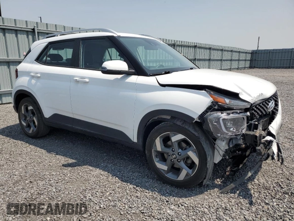 2022 Hyundai Venue SEL with VIN KMHRC8A37NU144551, listed as a Copart auction lot 59425515 with 66,640 mi miles and Salvage title. Bid and sale history available at DreamBid. Image 4.