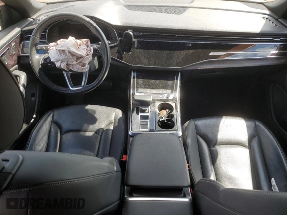 2019 Audi Q8 Premium Plus with VIN WA1BVAF14KD009032, listed as a Copart auction lot 52612715 with Not provided miles and Salvage title. Bid and sale history available at DreamBid. Image 8.