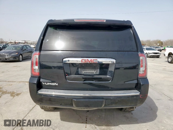 2015 GMC Yukon Denali with VIN 1GKS2CKJ2FR580533, listed as a Copart auction lot 48455205 with 147,532 mi miles and Salvage Title. Bid and sale history available at carsss.com. Image 6.
