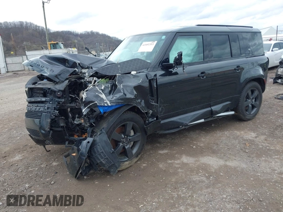 2022 Land Rover Defender X-Dynamic SE with VIN SALE27RU4N2099814, listed as a IAAI auction lot 41951353 with 54,606 mi miles and . Bid and sale history available at DreamBid. Image 2.