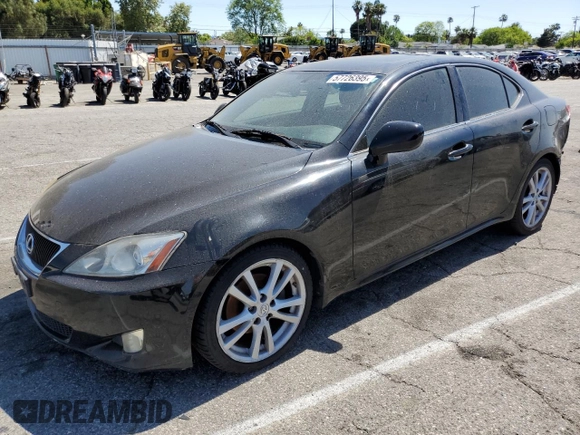 2006 Lexus IS 250 z VIN JTHBK262065021755, wystawiony jako Copart lot #57726395 z przebiegiem 167 388 mil mil oraz Czysty tytuł • Clean title. Historia ofert i sprzedaży dostępna na DreamBid. Obrazek 1.