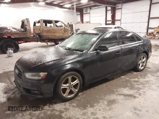 2013 Audi A4 Premium with VIN WAUAFAFLXDN030218, listed as a IAAI auction lot 41571022 with 195,362 mi miles. Bid and sale history available at carsss.com. Image 2.