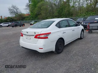 2015 Nissan Sentra S with VIN 3N1AB7AP0FY375472, listed as a IAAI auction lot 42211392 with 207,510 mi miles. Bid and sale history available at carsss.com. Image 4.