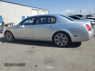 2006 Bentley Flying Spur with VIN SCBBR53W26C039713, listed as a Copart auction lot 54898965 with 75,431 mi miles and Salvage Title. Bid and sale history available at DreamBid. Image 2.