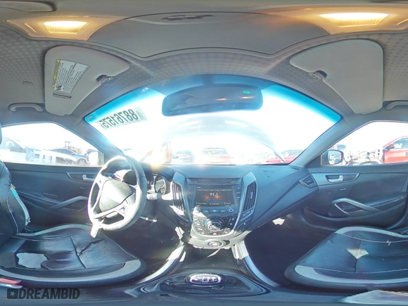 2013 Hyundai Veloster Turbo w/Black Int with VIN KMHTC6AE4DU141049, listed as a Copart auction lot 88761575 with 92,196 mi miles and Salvage Title. Bid and sale history available at carsss.com. Image 13.