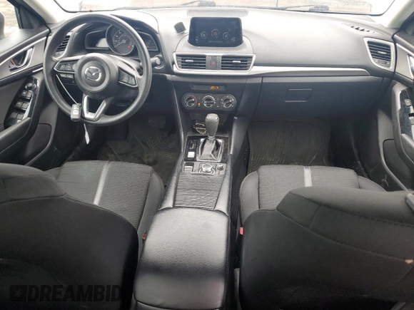 2017 Mazda 3 Sport with VIN 3MZBN1U75HM119823, listed as a Copart auction lot 52610235 with 77,034 mi miles and Salvage Title. Bid and sale history available at DreamBid. Image 8.
