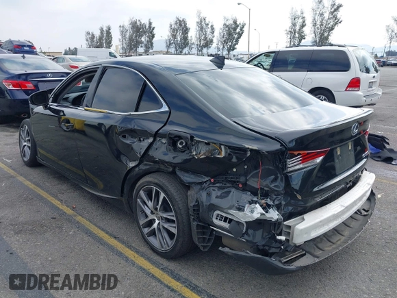 2020 Lexus IS with VIN JTHAA1D26L5108194, listed as a IAAI auction lot 41478384 with 64,910 mi miles. Bid and sale history available at carsss.com. Image 3.