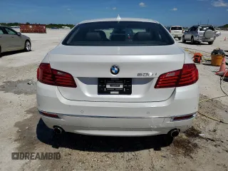 2015 BMW 5 Series 535i with VIN WBA5B1C54FG125819, listed as a Copart auction lot 48557755 with 85,106 mi miles and Clean Title. Bid and sale history available at carsss.com. Image 6.