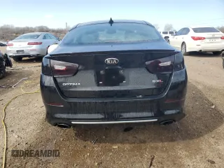 2014 Kia Optima SXL Turbo with VIN 5XXGR4A68EG283932, listed as a Copart auction lot 52962065 with 112,547 mi miles and Salvage title. Bid and sale history available at DreamBid. Image 6.