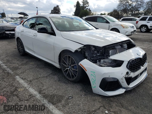 2020 BMW 2 Series M235i xDrive with VIN WBA13AL06L7F80217, listed as a Copart auction lot 41651614 with 26,305 mi miles. Bid and sale history available at carsss.com. Image 4.