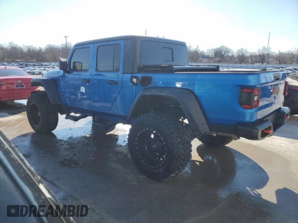 2022 Jeep Gladiator Mojave with VIN 1C6JJTEG2NL178515, listed as a Copart auction lot 46484525 with 19,975 mi miles and Non repairable. Bid and sale history available at DreamBid. Image 2.