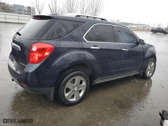 2015 Chevrolet Equinox LTZ with VIN 2GNFLHEK2F6264919, listed as a Copart auction lot 46449355 with 105,735 mi miles and Salvage Title. Bid and sale history available at carsss.com. Image 3.