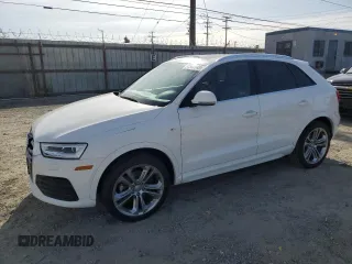 2018 Audi Q3 Premium Plus with VIN WA1HCCFS3JR003163, listed as a Copart auction lot 51308145 with 120,436 mi miles and Clean Title. Bid and sale history available at carsss.com. Image 1.