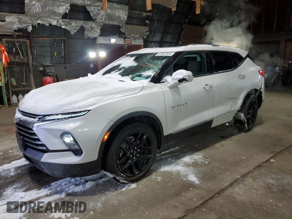 2024 Chevrolet Blazer Premier with VIN 3GNKBLRS9RS283598, listed as a Copart auction lot 87037534 with 2,205 mi miles and Salvage title. Bid and sale history available at DreamBid. Image 1.