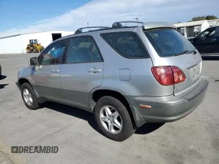 1999 Lexus RX 300 Luxury SUV with VIN JT6HF10U9X0051492, listed as a Copart auction lot 76343284 with 124,154 mi miles and Clean Title. Bid and sale history available at carsss.com. Image 2.