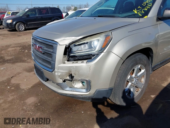 2014 GMC Acadia SLE with VIN 1GKKVPKD8EJ102039, listed as a IAAI auction lot 41764206 with 191,029 mi miles and . Bid and sale history available at carsss.com. Image 6.