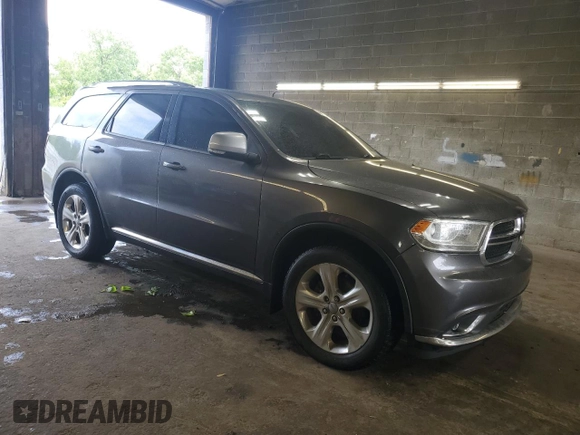 2014 Dodge Durango Limited with VIN 1C4RDJDG3EC360815, listed as a Copart auction lot 60413155 with 175,294 mi miles and Salvage title. Bid and sale history available at DreamBid. Image 4.