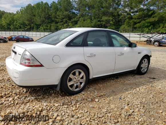 2008 Ford Taurus Limited with VIN 1FAHP25W68G160772, listed as a Copart auction lot 62863934 with 195,686 mi miles and Salvage Title. Bid and sale history available at carsss.com. Image 3.
