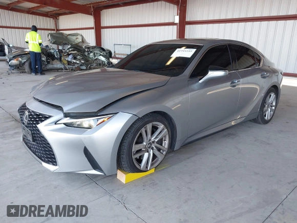 2021 Lexus IS 300 with VIN JTHCA1D24M5111198, listed as a IAAI auction lot 41944185 with 68,309 mi miles and . Bid and sale history available at DreamBid. Image 17.