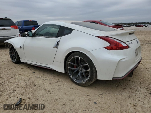 2016 Nissan 370Z Sport z VIN JN1AZ4EH4GM931560, wystawiony jako Copart lot #88990035 z przebiegiem Nie podano mil oraz Czysty tytuł • Clean title. Historia ofert i sprzedaży dostępna na DreamBid. Obrazek 2.