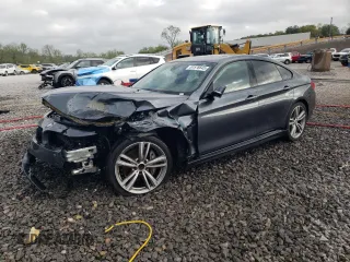 2015 BMW 4 Series 435i with VIN WBA4B1C52FD955535, listed as a Copart auction lot 51576645 with 145,204 mi miles and Salvage Title. Bid and sale history available at carsss.com. Image 1.