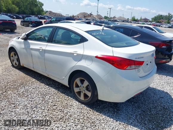 2011 Hyundai Elantra GLS with VIN 5NPDH4AE2BH045135, listed as a IAAI auction lot 39955171 with 209,116 mi miles. Bid and sale history available at carsss.com. Image 3.