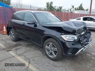 2021 Mercedes-Benz GLC with VIN W1N0G8DB8MF886148, listed as a IAAI auction lot 41413075 with 46,006 mi miles. Bid and sale history available at carsss.com. Image 1.