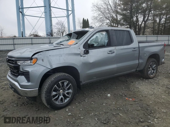 2025 Chevrolet Silverado 1500 LT with VIN 1GCPKKEK5SZ177043, listed as a Copart auction lot 49745845 with Not Provided miles and Salvage Title. Bid and sale history available at DreamBid. Image 1.