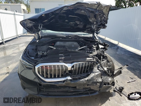 2024 BMW 5 Series 530i with VIN WBA43FJ08RCP86200, listed as a Copart auction lot 75574864 with 0 mi miles and Non Repairable. Bid and sale history available at carsss.com. Image 5.