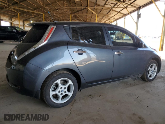 2013 Nissan LEAF S with VIN 1N4AZ0CP5DC420625, listed as a Copart auction lot 53543295 with 105,201 mi miles and Clean Title. Bid and sale history available at carsss.com. Image 3.