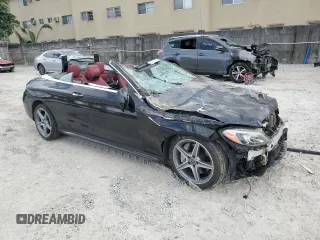 2018 Mercedes-Benz C 300 with VIN WDDWK4KB6JF643371, listed as a Copart auction lot 84370124 with Not provided miles and Salvage title. Bid and sale history available at DreamBid. Image 4.