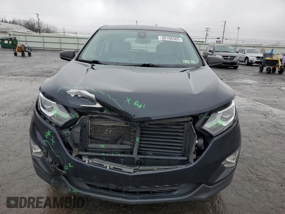 2021 Chevrolet Equinox LS with VIN 3GNAX5EV0MS141383, listed as a Copart auction lot 50166565 with 77,852 mi miles and Salvage title. Bid and sale history available at DreamBid. Image 5.