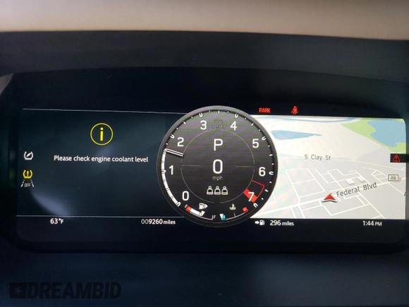 2024 Land Rover Defender S with VIN SALEJ7EU0R2275367, listed as a Copart auction lot 85565334 with 9,260 mi miles and Salvage title. Bid and sale history available at DreamBid. Image 9.