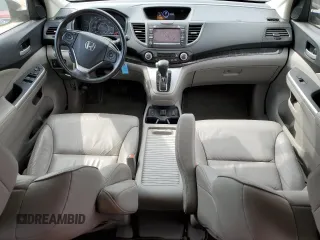 2013 Honda CR-V EX-L with VIN 2HKRM4H78DH645041, listed as a Copart auction lot 50028155 with 58,044 mi miles and Salvage Title. Bid and sale history available at DreamBid. Image 8.