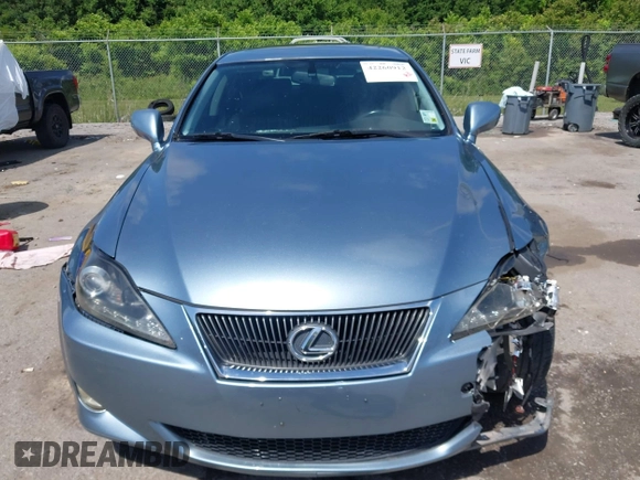2006 Lexus IS 250 with VIN JTHCK262762005185, listed as a IAAI auction lot 42260912 with 131,653 mi miles and . Bid and sale history available at DreamBid. Image 12.