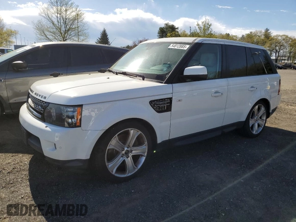 2013 Land Rover Range Rover Sport HSE LUX with VIN SALSK2D41DA801976, listed as a Copart auction lot 54812885 with 153,197 mi miles and Clean Title. Bid and sale history available at carsss.com. Image 1.