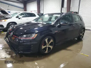 2015 Volkswagen Golf GTI SE with VIN 3VW5T7AU0FM015835, listed as a Copart auction lot 86731164 with 109,894 mi miles and Salvage Title. Bid and sale history available at carsss.com. Image 1.