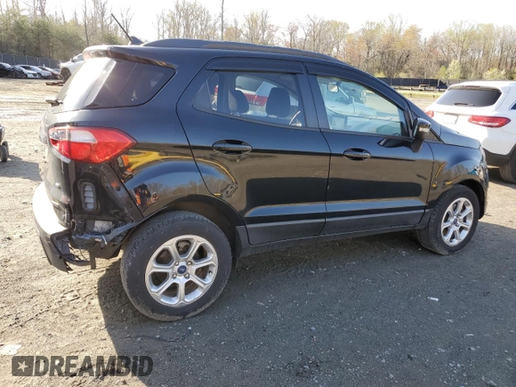 2018 Ford EcoSport SE with VIN MAJ3P1TE4JC201718, listed as a Copart auction lot 50917485 with 88,047 mi miles and Salvage Title. Bid and sale history available at DreamBid. Image 3.