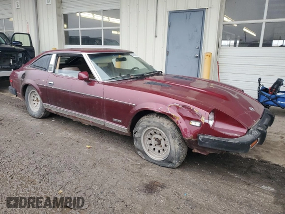 1981 Datsun 280ZX 2+2 z VIN JN1HZ06S3BX408927, wystawiony jako Copart lot #43963805 z przebiegiem 169 783 mil mil oraz Tytuł czysty. Historia ofert i sprzedaży dostępna na DreamBid. Obrazek 4.