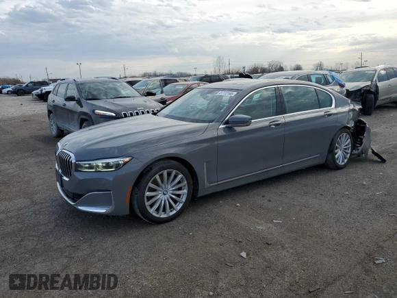 2022 BMW 7 Series 740i xDrive с VIN WBA7T4C04NCH30881, выставлен на аукционе Copart как лот 41772165 с пробегом 23 874 миль миль и Списание • Salvage title. История ставок и продаж доступна на DreamBid. Изображение 1.