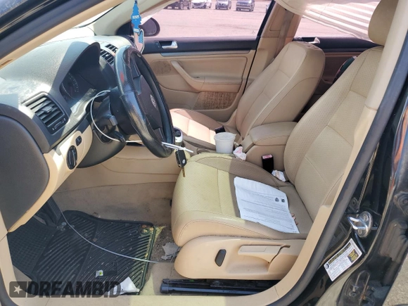 2007 Volkswagen Jetta Wolfsburg Edition with VIN 3VWEF71K67M061788, listed as a Copart auction lot 61759835 with 184,055 mi miles and Salvage title. Bid and sale history available at DreamBid. Image 7.