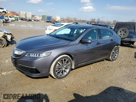 2017 Acura TLX V6 w/Technology Pkg with VIN 19UUB2F54HA002674, listed as a Copart auction lot 46673835 with 93,597 mi miles and Salvage Title. Bid and sale history available at carsss.com. Image 1.
