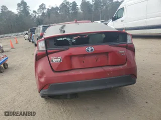 2020 Toyota Prius L Eco with VIN JTDKARFU7L3122118, listed as a Copart auction lot 44808215 with 0 mi miles and Salvage Title. Bid and sale history available at carsss.com. Image 6.