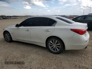 2017 Infiniti Q50 Premium with VIN JN1EV7AR5HM841445, listed as a Copart auction lot 62714425 with 134,161 mi miles and Salvage title. Bid and sale history available at DreamBid. Image 2.