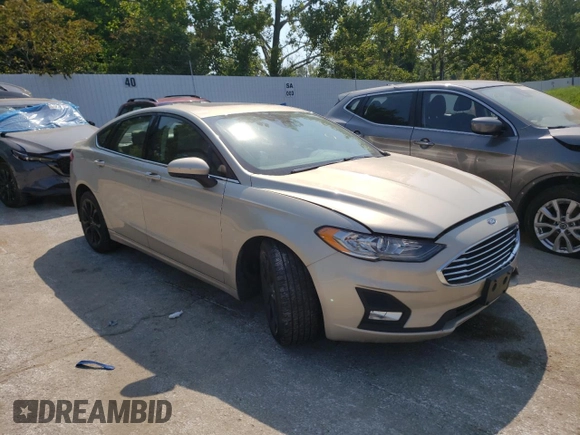 2019 Ford Fusion SE with VIN 3FA6P0HD3KR172819, listed as a Copart auction lot 66011524 with 57,895 mi miles and Salvage Title. Bid and sale history available at carsss.com. Image 4.