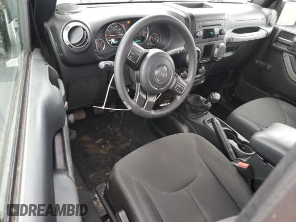 2017 Jeep Wrangler Sport with VIN 1C4AJWAG5HL525999, listed as a Copart auction lot 47362975 with 52,108 mi miles and Salvage Title. Bid and sale history available at DreamBid. Image 8.