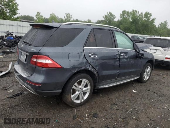 2015 Mercedes-Benz M 350 with VIN 4JGDA5HB2FA525688, listed as a Copart auction lot 63729745 with Not provided miles and Clean title. Bid and sale history available at DreamBid. Image 3.