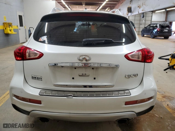 2017 Infiniti QX50 with VIN JN1BJ0RR8HM414786, listed as a Copart auction lot 86835954 with NaN miles and Salvage Title. Bid and sale history available at carsss.com. Image 6.