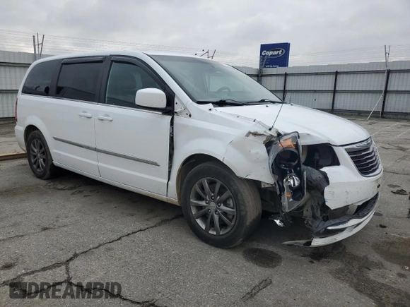 2015 Chrysler Town & Country S with VIN 2C4RC1HG0FR755170, listed as a Copart auction lot 82237754 with 214,466 mi miles and Salvage Title. Bid and sale history available at DreamBid. Image 4.